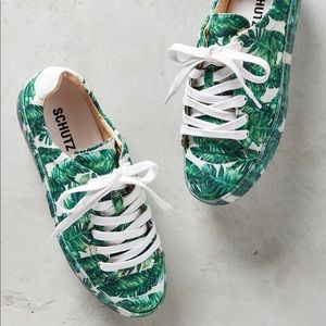 Anthropologie Schutz Palm Sneakers